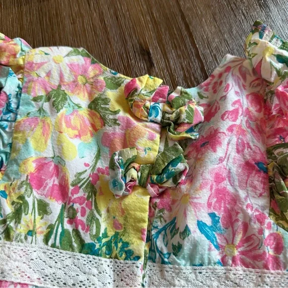 2/24$ Girls Gorgeous Multicolor Floral Dress size 7 - Picture 5 of 7